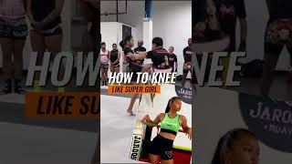 How To Knee Like Supergirl Jaroonsak One Championship Fighter [upl. by Eiffub]