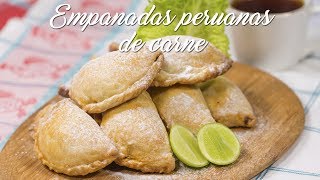 COMO PREPARAR EMPANADAS PERUANAS DE CARNE  COMIDA PERUANA  RECETA DE ACOMERPE [upl. by Joaquin59]