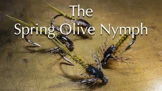 Fly Tying  The Spring Olive Nymph [upl. by Lebasi590]