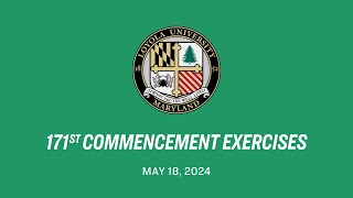 Loyola University Marylands 171st Commencement Exercises [upl. by Stan972]