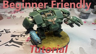 How To Paint a Redemptor Dreadnought Dark Angels  Part 6 Finale [upl. by Emylee]