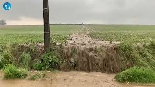 Zware onweersbuien zorgen voor Flash Flooding in België 19522 [upl. by Ecnerolf545]