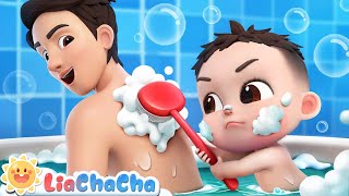 Bath Song  LiaChaCha Nursery Rhymes amp Baby Songs [upl. by Sparke86]