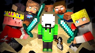 Dream VS Minecraft YouTubers BEST FIGHTS [upl. by Kelsey47]