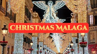 Christmas Malaga 2023  Malaga Spain  Christmas Lights 2023 [upl. by Wolcott458]