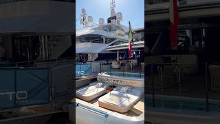 Luxury Yacht Baglietto T52 at MYS2023 luxuryyacht baglietto monaco yacht ht [upl. by Daenis495]