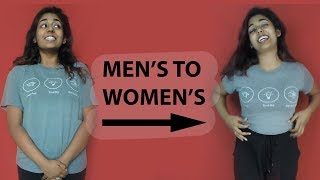 DIY Mens TShirt to Womens Shirt Refashion  StepByStep Sewing Tutorial [upl. by Andert]