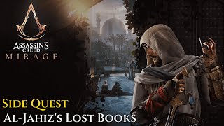 Assassins Creed Mirage ★ Side Quest AlJahizs Lost Books Walkthrough [upl. by Chainey64]