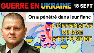 18 sept  une manœuvre de tenaille ukrainienne détruit la contreoffensive russe à Koursk [upl. by Ydnas]