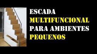 idéias de escada Multifuncional para ambientes pequenos [upl. by Gan]