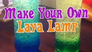 How to Make a LAVA LAMP Easy Kids Science Experiments [upl. by Aciraj343]