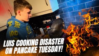 LUIS COOKING DISASTER ON PANCAKE TUESDAY 🔥🔥 [upl. by Vivl]