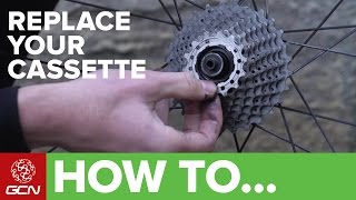 How To Change Your Cassette  Road Bike Maintenance [upl. by Eiclud751]