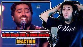 Arijit Singh LIVE at GIMA Awards  Classys World Reaction [upl. by Arhoz]