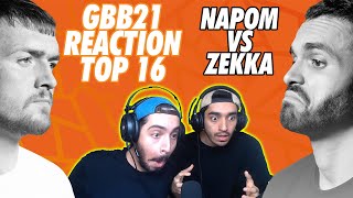 Napom VS Zekka GBB21 ری اکشن جی بی بی [upl. by Marne595]