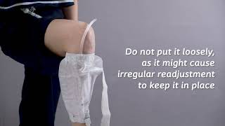 How to apply Conveen® Urine Leg Bag [upl. by Jb]