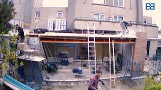 aanbouw of uitbouw timelapse bouw verslag [upl. by Selohcin]