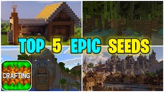 Top 5 Seeds For Crafting and Building 119  Crafting And Building  CRAZYCHAMPS [upl. by Evets557]