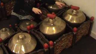 Central Javanese Gamelan Playing Techniques  Kenong [upl. by Hsreh]