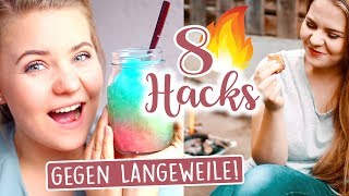 🔥 8 HACKS gegen LANGEWEILE im SOMMER 2018 🔥 [upl. by Isador]