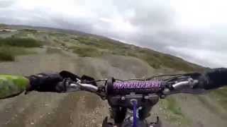 Cowm Quarry mx track [upl. by Ahsenak959]