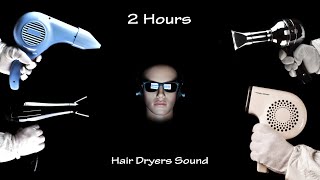 Hair Dryer Sound Compilation 43  ASMR  2 Hours White Noise to Sleep and Relax [upl. by Enneicul696]