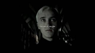 You saved her life  Draco Malfoy edit💚 dracomalfoy malfoy edit harrypotter [upl. by Hadias705]