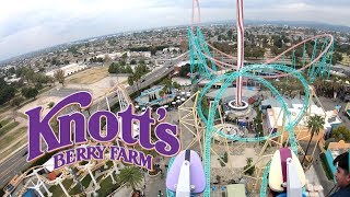 Knotts Berry Farm roller coasters in 4K  Fast Lane tickets [upl. by Nico]