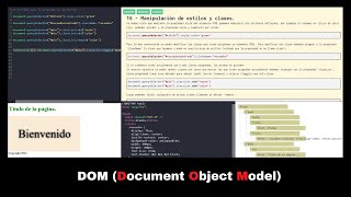 Herramienta interactiva para estudiar el DOM Document Object Model [upl. by Latif]