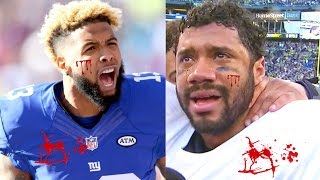 ODELL BECKHAM JR VS RUSSELL WILSON Odell Beckham vs Russell Wilson  Madden 17 Parody [upl. by Sukhum]