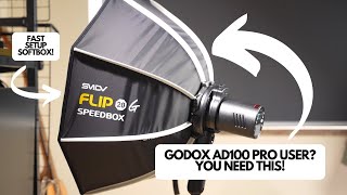 Best Softbox for Godox AD100 Pro GodoxAD100Pro SMDVFlip [upl. by Eesyak]