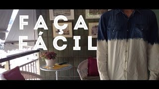 Faça Fácil Camisa desbotada DIY [upl. by Geilich]