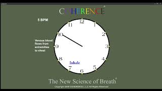 COHERENCE Clock Series 5 Breaths Per Minute [upl. by Harolda]