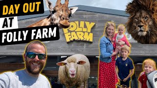 Folly Farm Adventure Park And Zoo Family Day Out [upl. by Haya]