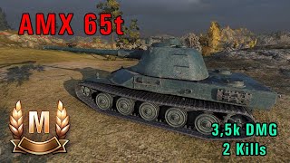 World of Tanks  AMX 65t  Ace Tanker  Erlenberg [upl. by Mccarthy]