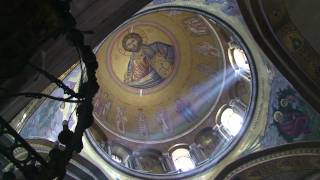 Jerusalem Church of the Holy Sepulchre Catholicon and Omphalos [upl. by Azriel127]