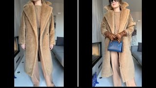 Teddy coat Max Mara styling [upl. by Nylyaj]