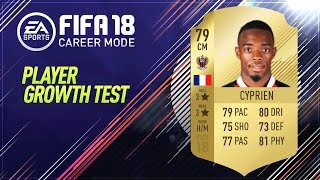 FIFA 18  Wylan Cyprien  Growth Test  Gameplay  MOST COMPLETE PLAYER IN FIFA 18 [upl. by Sama]