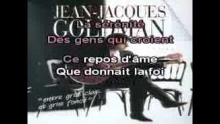 Karaoké JeanJacques Goldman quotEntre gris clair et gris foncéquot [upl. by Sana]