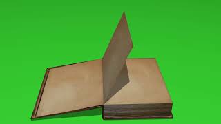 Opening Book Green Screen Video No Copyright Free videoAnimated Book Opening Green Screen Effect [upl. by Anivad]