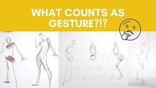 GESTURE DRAWING EXPLAINED Is this part of the gesture or style [upl. by Tamera311]