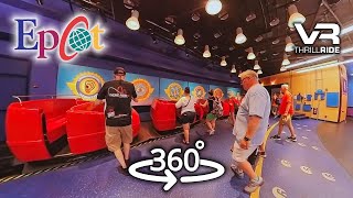 360º Ride on JOURNEY INTO IMAGINATION WITH FIGMENT Disney Epcot VR Dark Ride [upl. by Pernell]