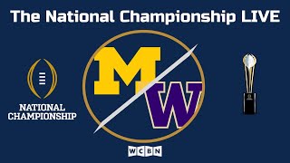 The 2024 College Football National Championship Game 1 Michigan vs 2 Washington [upl. by Assylla]