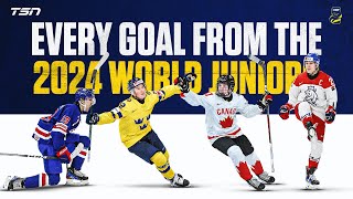 EVERY GOAL FROM THE 2024 WORLD JUNIOR CHAMPIONSHIP [upl. by Ardeid11]