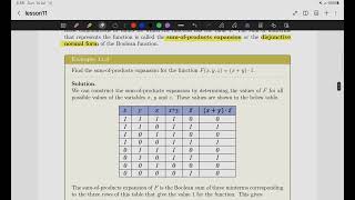 Disjunctive and Conjunctive Normal Forms Part 02 [upl. by Kama]