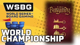 Castles of Burgundy World Championship  World Series of Board Gaming 2024 [upl. by Shimberg71]