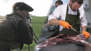 Stalking Invasive Muntjac and Wild Fallow Full Muntjac Butchery and Restaurant Cookup [upl. by Vinson]