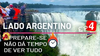 ESTRATÉGIA para visitar as CATARATAS DO IGUAÇU Lado Argentino [upl. by Lednyc512]