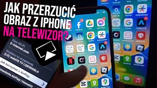 Jak udostępnić ekran iPhone a na TV  Ekran iPhone’a na telewizorze  Jak połączyć iPhone z TV [upl. by Sucramrej196]