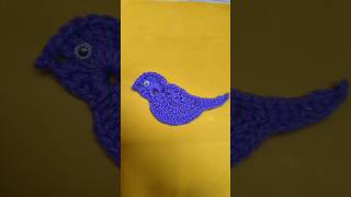 Crochet Bird 🐦crochet bird diy craft trending shorts [upl. by Akli570]